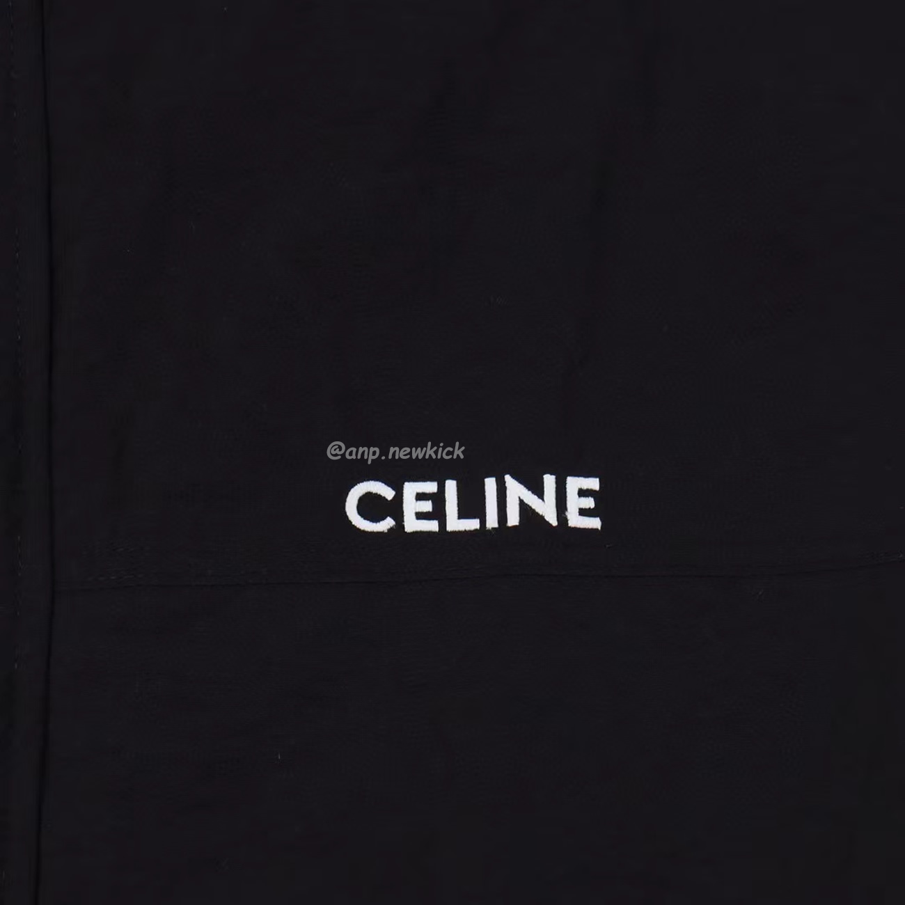 Celine Side Woven Zippered Jacket Black White (6) - newkick.app